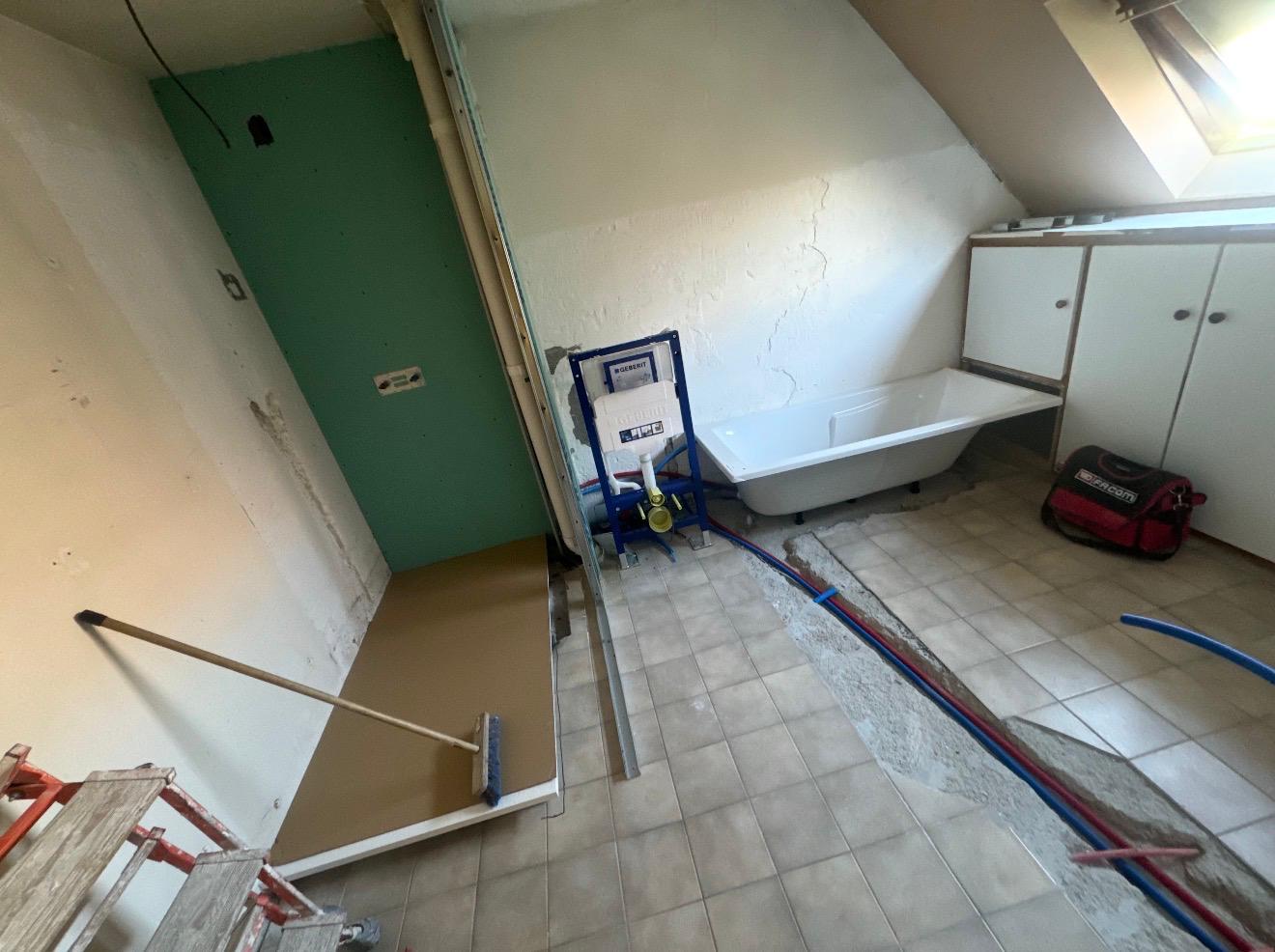 SALLE DE BAIN CLE EN MAIN RAEDERSHEIM 3 | VF Energy Réalisation d’une salle de bain clé en main à Raedersheim, près de Guebwiller et Soultz dans le Haut-Rhin Rixheim 1